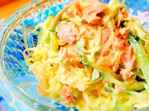 簡単 そうめんかぼちゃ ツナマヨサラダ レシピ 作り方 By Aka Ru 楽天レシピ